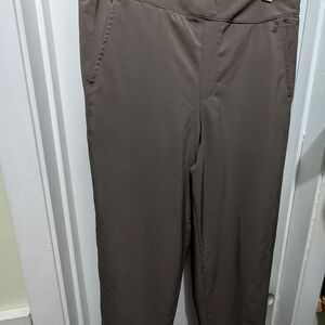 CALIA by Carrie Underwood Brown Flare Pants with Stretch Blend